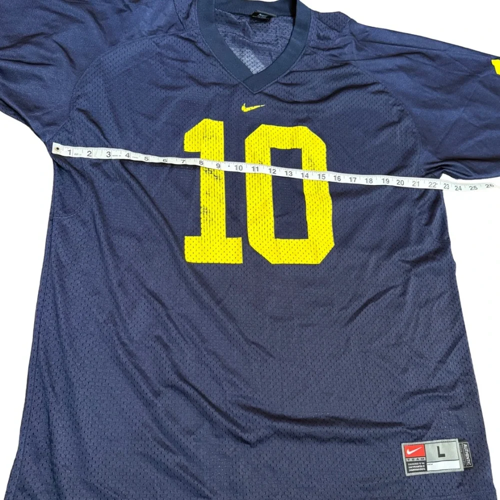 Vintage Nike Michigan Wolverines #10 Jersey Tom Brady Era‎ Men’s L (Korea